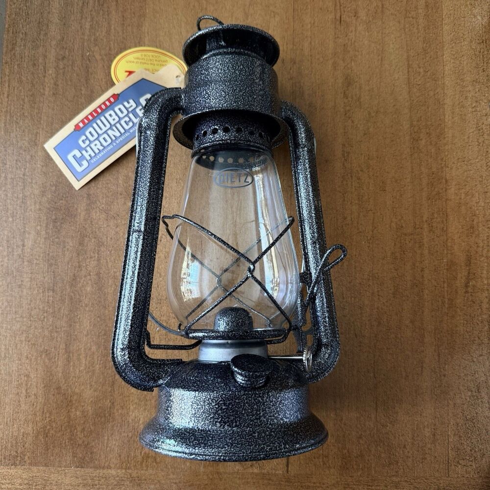 Dietz Collectible Kerosene Oil Lantern Marlboro Cowboy Chronicles 12” NIB